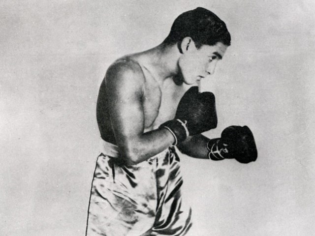 Victor "Young Perez", originally from Tunis, world boxing flyweight champion, 1931